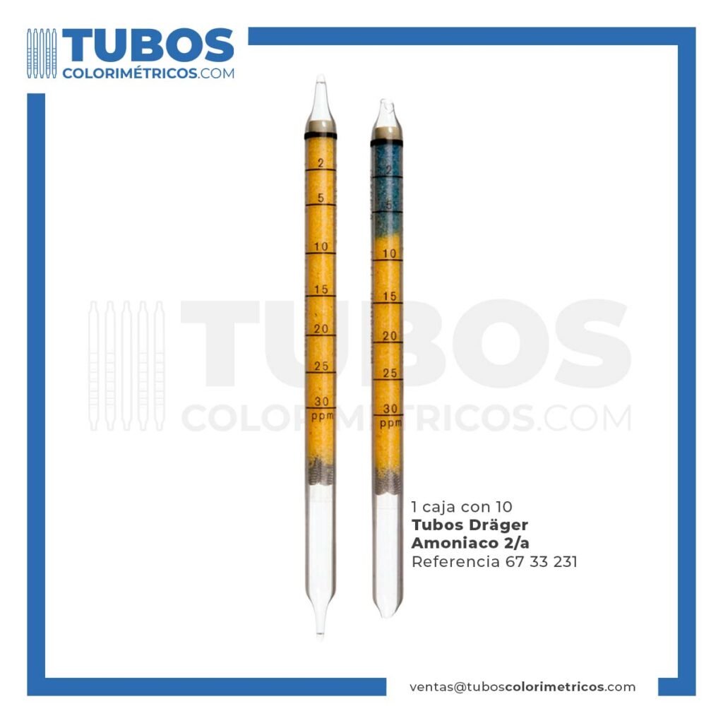 Inicio 22 Tubo Dräger Amoniaco 2/a 6733231