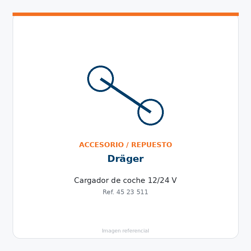 Dräger Cargador de coche 12/24 V - 4523511