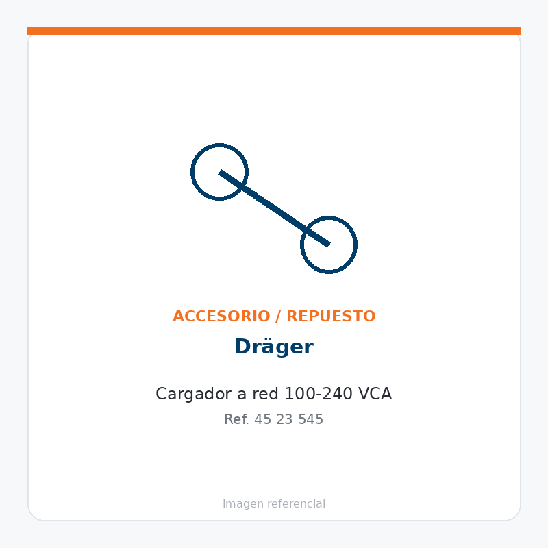 Dräger Cargador a red 100-240 VCA - 4523545