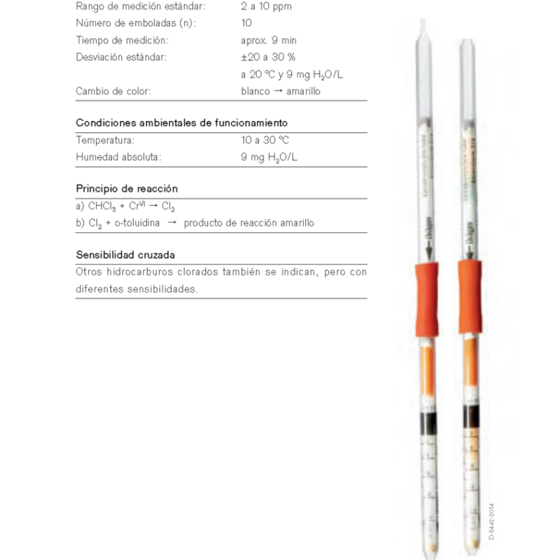 Tubo Dräger Cloroformo 2/a 67 28 861