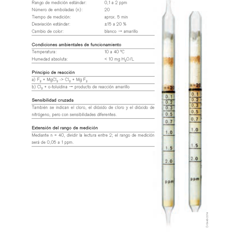 Tubo Dräger Flúor 0,1/a 81 01 491