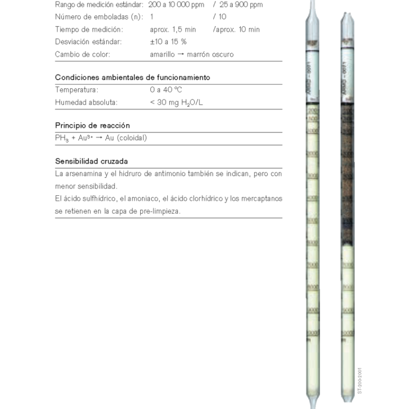 Tubo Dräger Fosfamina 25/a 81 01 621