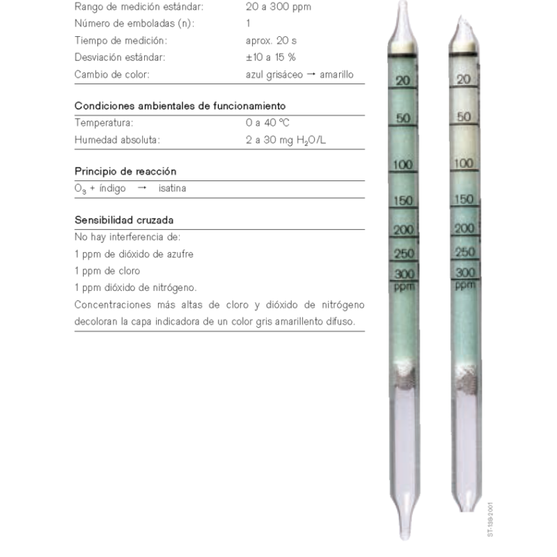 Tubo Dräger Ozono 10/a CH 21 001