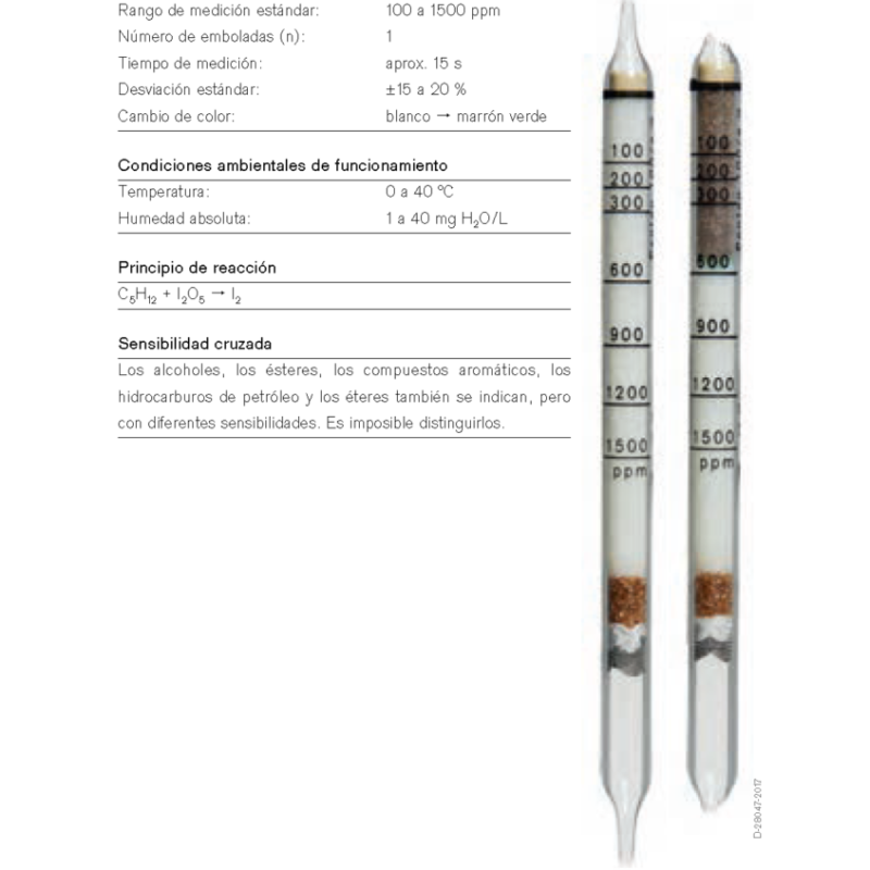 Tubo Dräger Pentano 100/a 67 24 701