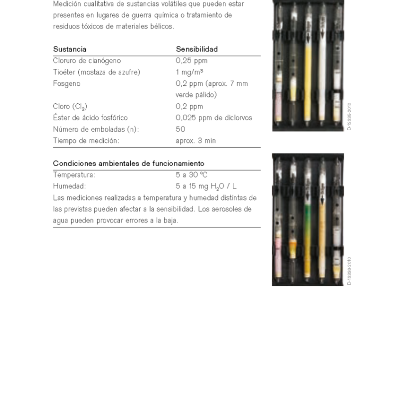 Set de Pruebas Simultáneas Dräger CDS V 81 03 200