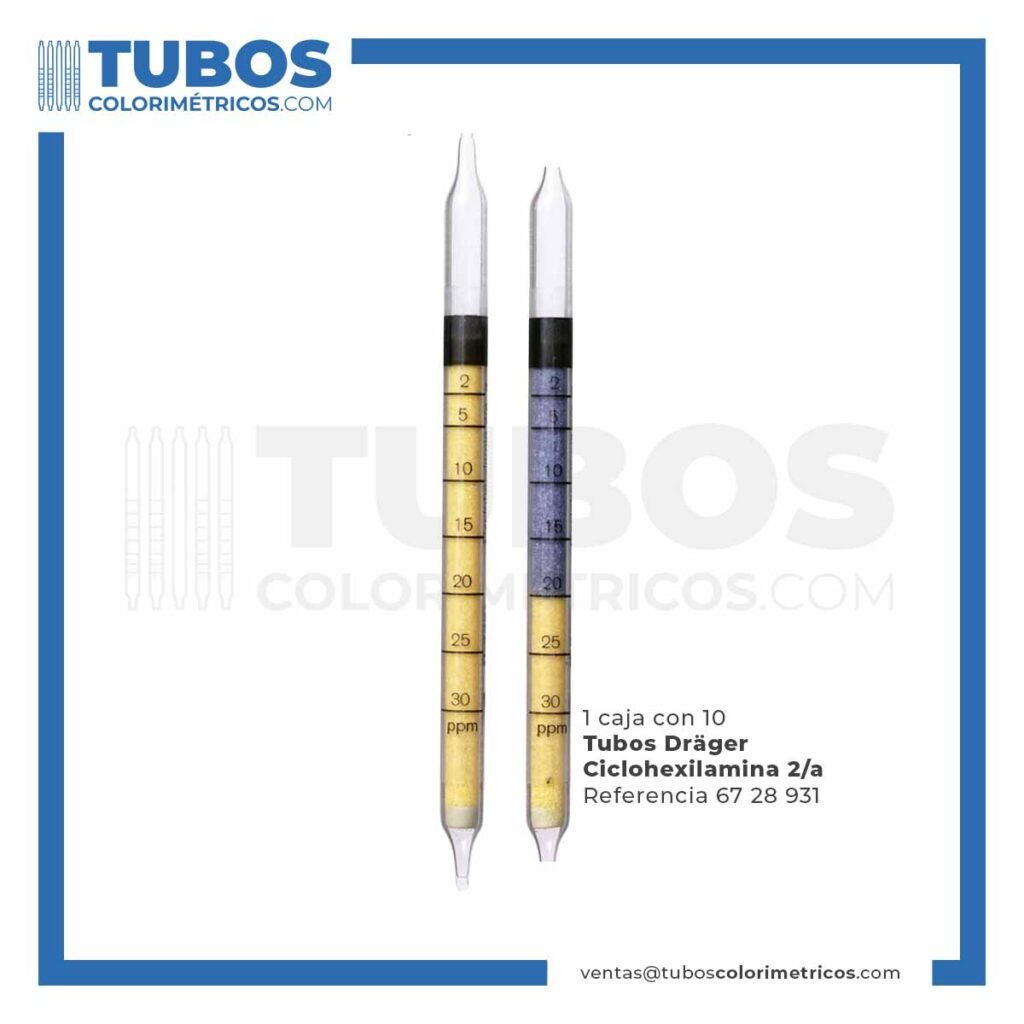 Inicio 19 Tubo Dräger Ciclohexilamina 2/a 6728931